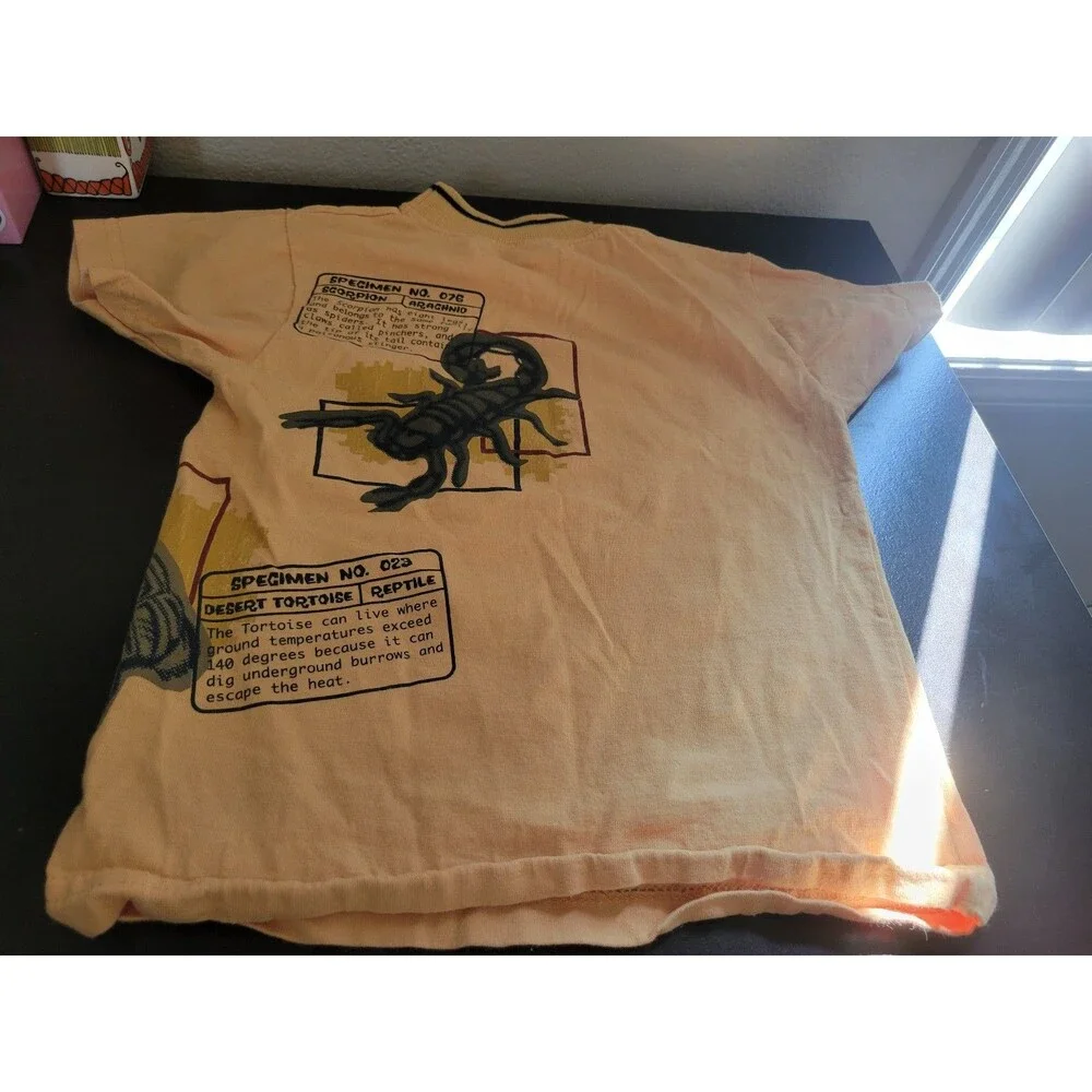 Vintage Heathtex Animal Facts Unisex Tee Size 4